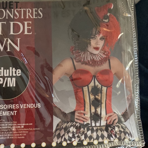 Halloween!! Freakshow clown corset. Adult size S/M - Picture 6 of 6
